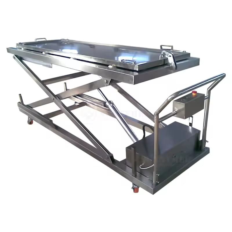 MORTUARY LIFTER TROLLEY